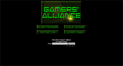 Desktop Screenshot of gamers-alliance.darkwynter.com