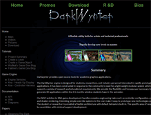 Tablet Screenshot of darkwynter.com